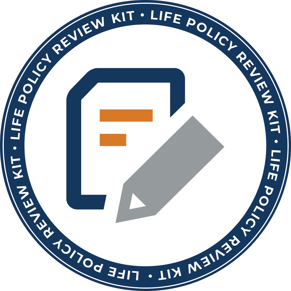 Life Policy Review Kit Icon Life Policy Review Kit Icon